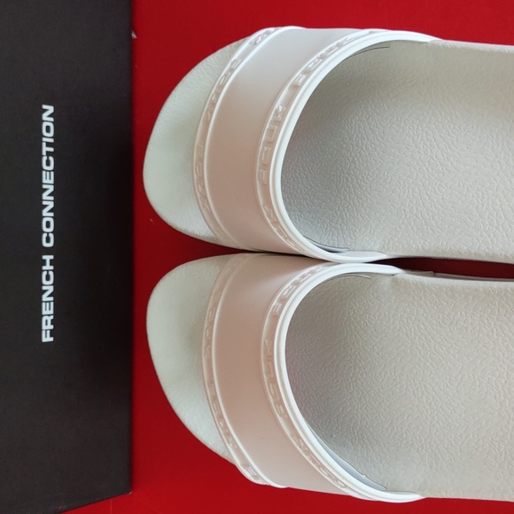 BRAND NEW FRENCH CONNECTION FITCH SLIP ON SLIDE SANDALS - Picture 5 of 16